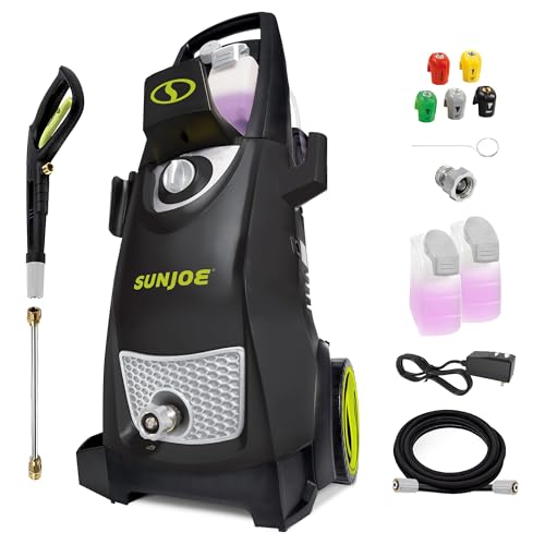 Sun Joe Pressure Washer, Electric Power Washer, Heavy-Duty 2500 Max PSI (2030 PSI PWMA Rated)-Portable