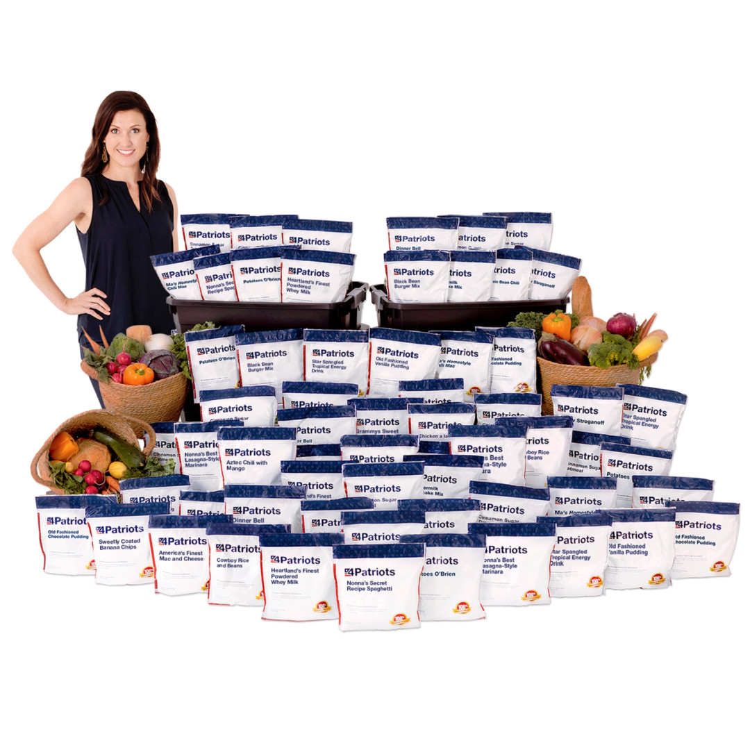 4Patriots Deluxe 3-Month Survival Food Kit