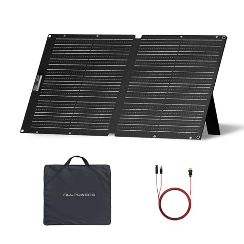 ALLPOWERS SE100 100W Portable Solar Panel Charger,High-Efficiency 23-25% Monocrystalline Solar Cell with IP68
