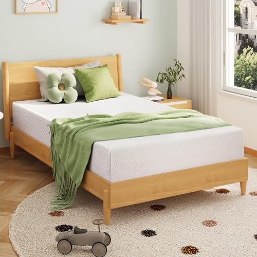 EGOHOME 8 Inch Twin Mattress, Memory Foam Mattress with Cooling Green Tea Gel, Relieve Pressure with Medium Fi