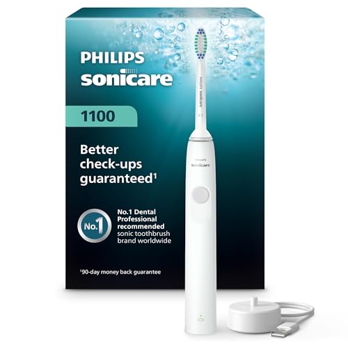 PHILIPS Sonicare 1100 Series Electric Toothbrush - Sonic Toothbrush with Advanced Sonic Technology