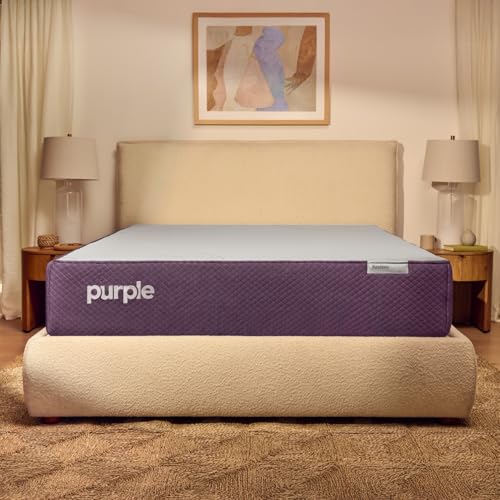 Purple Restore Mattress (Soft) – Queen, GelFlex Grid, Better Than Memory Foam, Temperature Neutral