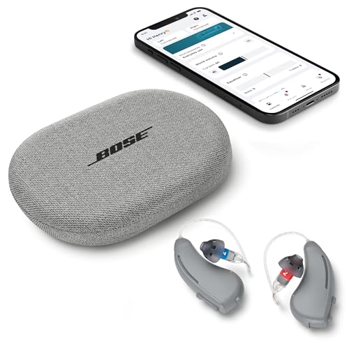 Lexie B1 OTC Hearing Aids Powered by Bose - Bluetooth Enabled Hearing Aids with Invisible Fit and All Day