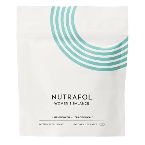 Nutrafol Women's Balance Hair Growth Supplements, Ages 45 and Up, Clinically Tested for Visibly Thicker Hair