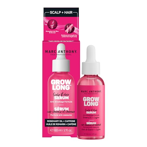 Marc Anthony Grow Long Scalp & Hair Serum - Anti-Breakage Formula Nourish, Strengthen & Hydrate Scalp & Hair