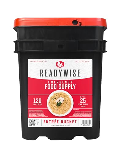 ReadyWise Emergency Food Supply - 120 Servings Favorites Sample Bucket, Survival Food Kit