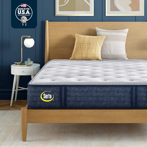 Serta iComfortPro - Chelsea 12" Medium Queen Latex Foam Mattress - Cooling System, 5 Support Zones, and