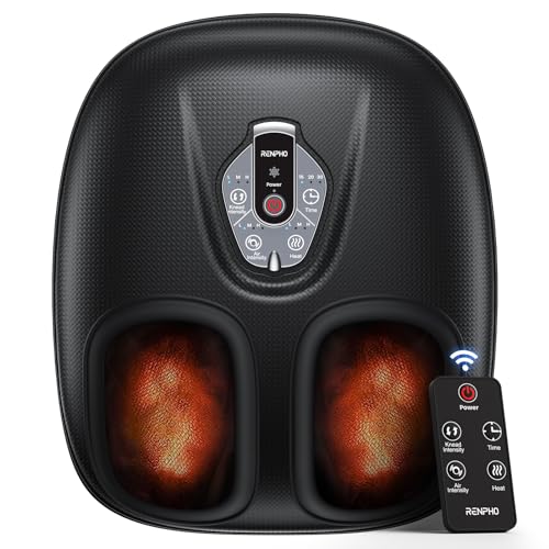 RENPHO Foot Massager Machine with Heat [2026 Upgraded], Fathers Day Dad Gifts for Men Husband, FSA Eligible