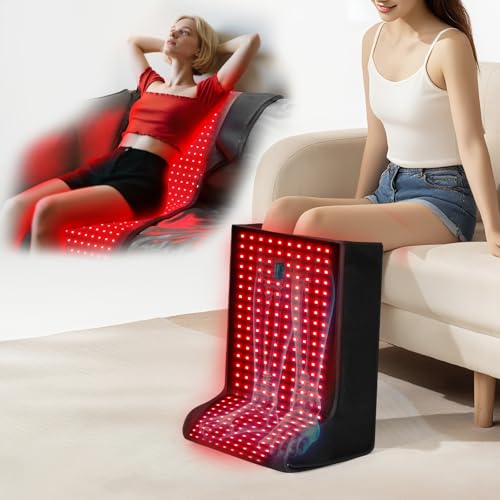 Red-Light-Feet-Legs-Therapy,2026 Upgraded 420 Dual Wavelength LED,4 Modes Infrared Light Therapy