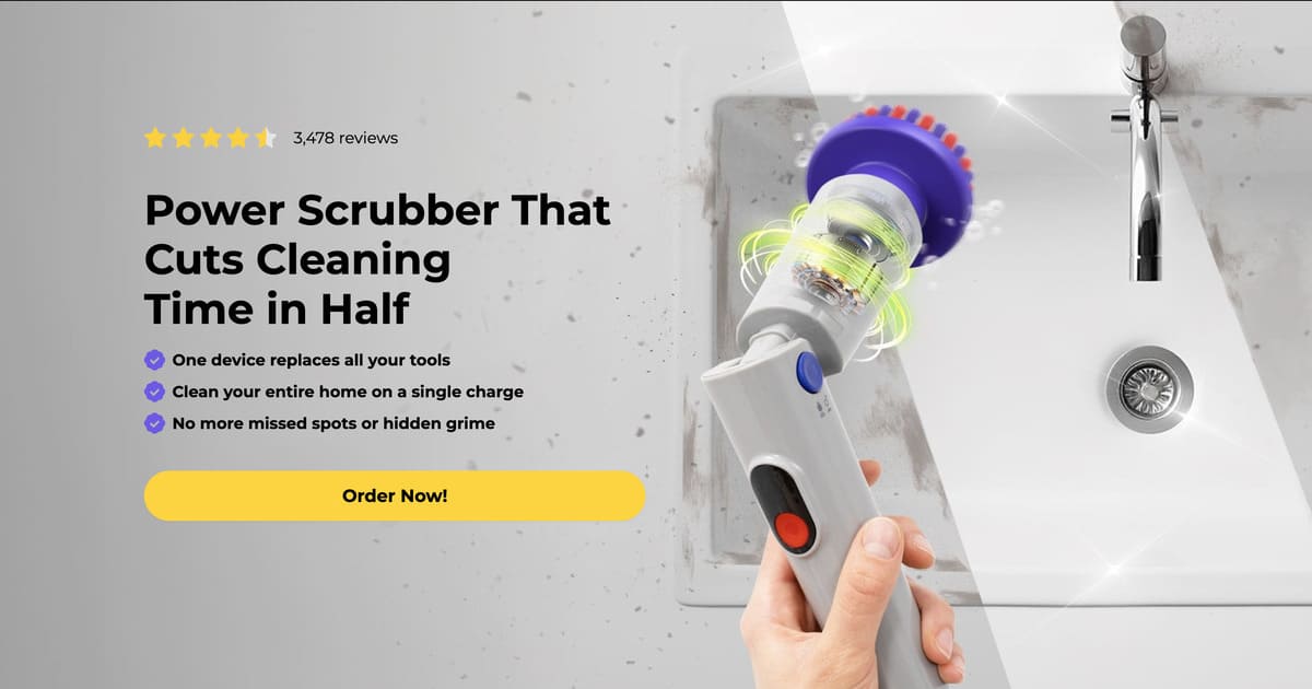 Synoshi Spin Power Scrubber