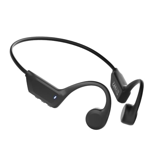 New Waterproof Open-Ear Bone Conduction Headphones - Bluetooth 6.0, 10-Hour Battery Life, Ultra-Light