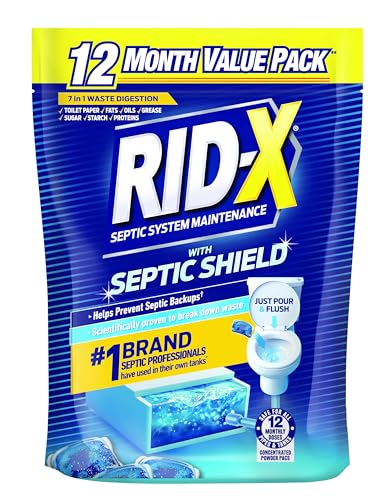 Rid-X Septic Tank System Treatment, Septic Tank Treatment, 3.2 Ounce