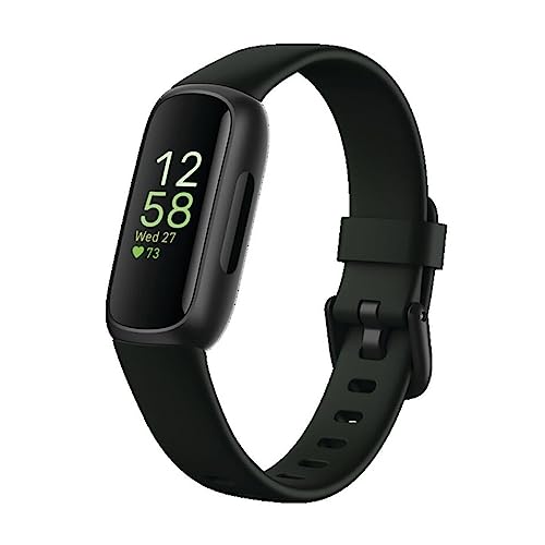 Fitbit Inspire 3 Health & Fitness Tracker with Stress Management, Workout Intensity, Sleep Tracking, 24/7