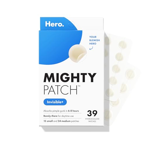 Mighty Patch™ Invisible+ Patch - Daytime Hydrocolloid Acne Pimple Patches for Covering Zits and Blemishes, Ult