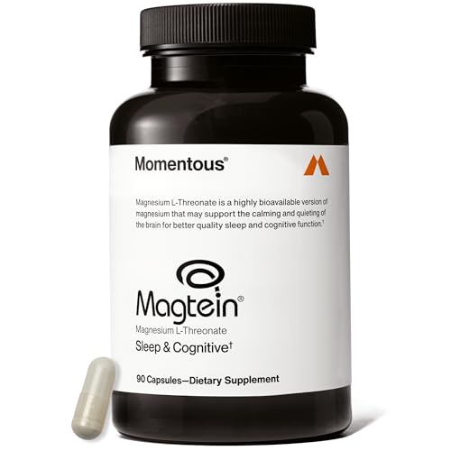 Momentous Magtein Magnesium L-Threonate, Cognitive Health Supplement, 145mg
