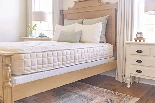 Naturepedic Chorus Organic Mattress - Medium Firm Mattress with Encased Coil Layers for Universal Comfort and
