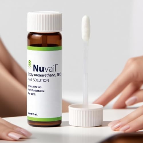 Nuvail Nail Repair Solution- Strengthens Weak Nails - Restores Nail Health - Ideal for Damaged and Brittle