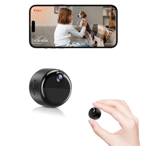 Cazoyol Mini Camera, 1080P Wireless Indoor Security Camera, Upgraded 60-Days Battery Life, Auto Night Vision