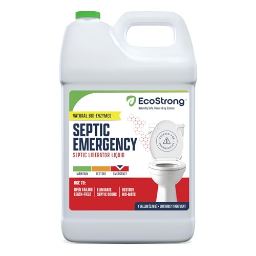 Septic Tank Shock Treatment | Bio Enzyme Septic Safe |Clears Leach & Drain Fields, Dissolves Organic Solids