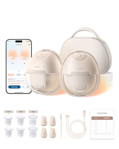 eufy Security Heated Wearable Breast Pump S1 Pro, Slim Hands-Free with Industry-Leading HeatFlow Tech, Wireles