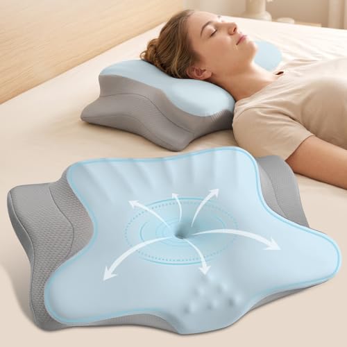 Ylekto Cervical Neck Pillow - Contour Memory Foam Pillow