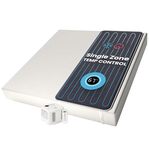 Chilipad Cube Bed Cooling System - Cooling & Heating Mattress Topper, Set Individual Bed Temperature, Cool