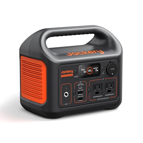 Jackery Portable Power Station Explorer 300, 292Wh Backup LiFePO4 Battery, Solar Generator for Outdoors