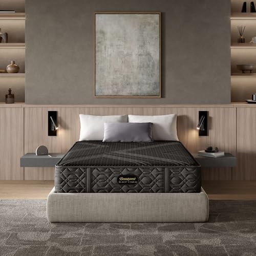 Beautyrest Black Series One Medium 13" Queen Hybrid Mattress, Cooling Tech, Contouring Comfort