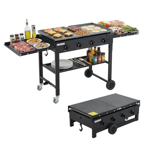 Garvee 36" Flat Top Grill, 4-Burner Propane Gas Griddle Grill
