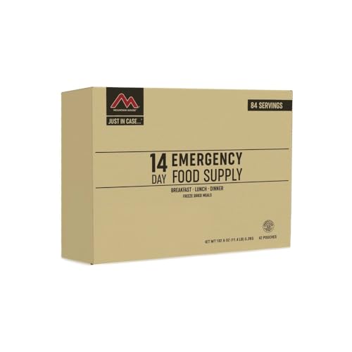Mountain House 14-Day Emergency Food Supply, FreezeDried Survival Meal Kit for Disaster Preparedness &