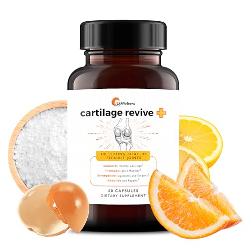 UpWellness Cartilage Revive + Joint Support Supplement for Men and Women with Type II Collagen for Joints