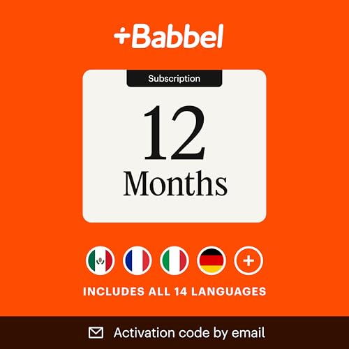 Babbel Language Learning Software - Learn to Speak Spanish, French, English, & More - All 14 Languages Include