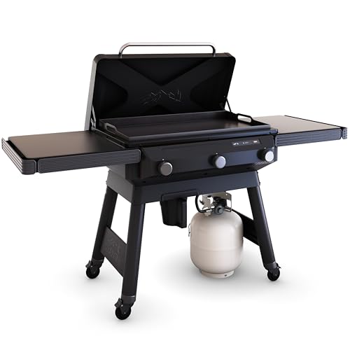 Traeger Grills Flatrock, 33 Inch Flat Top Griddle, Outdoor Gas Grill with 3-Zone TruZone Cooking, Even Heat