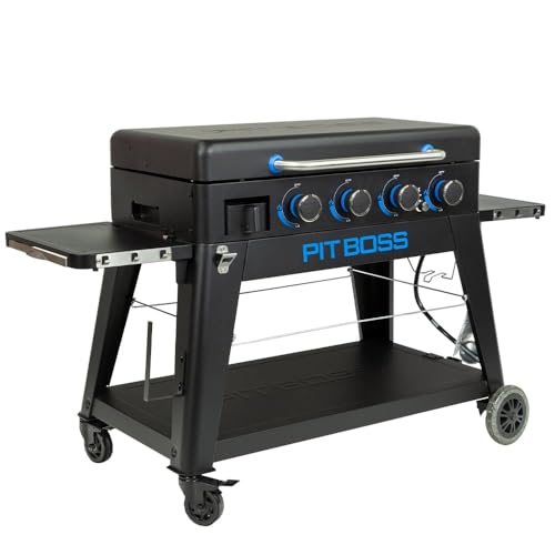 Pit Boss 2-Burner Propane Gas Non-Stick Ceramic Coated Rust-Resistant Portable Lift-Off and Stationary